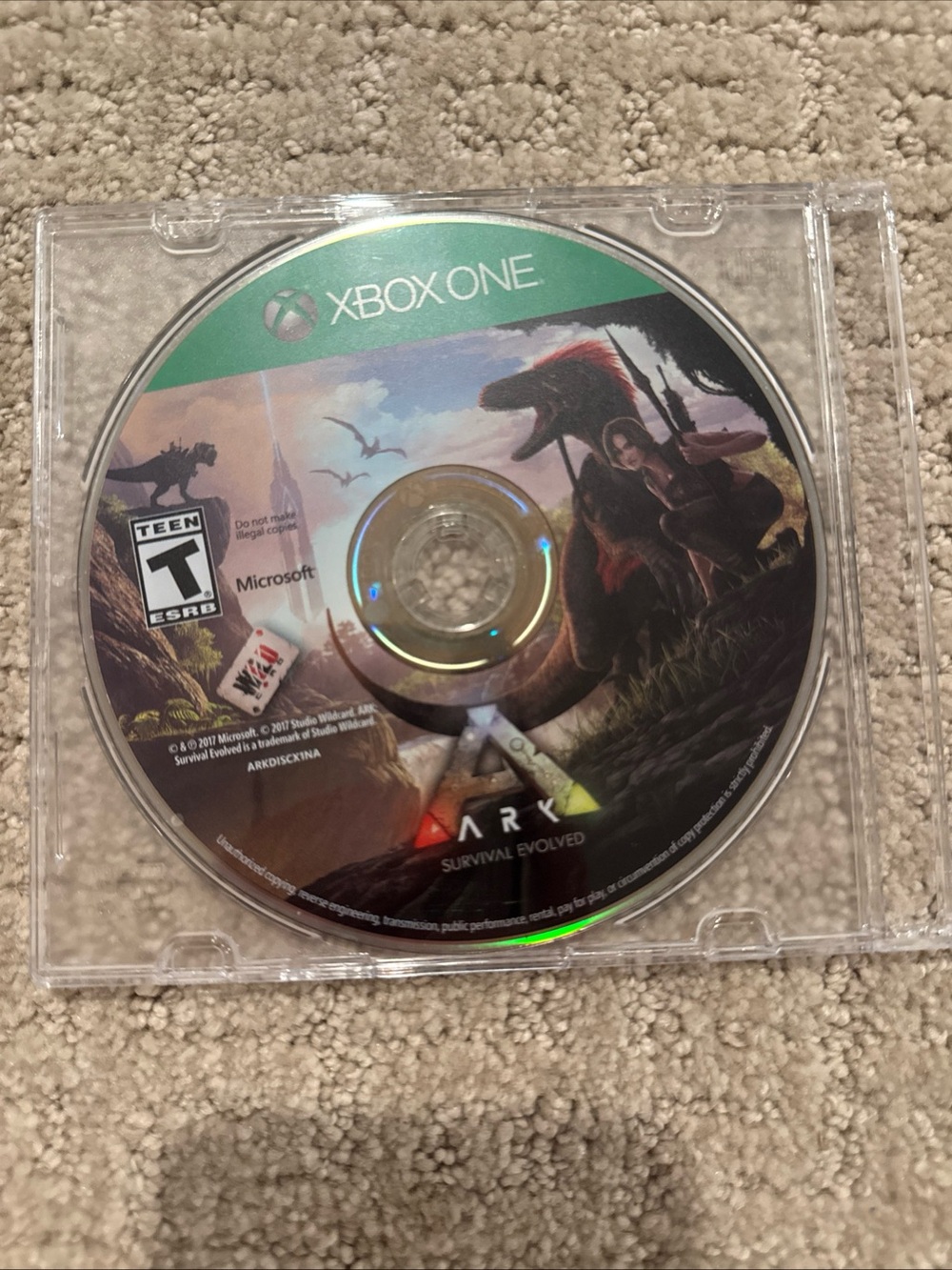 Microsoft Xbox One ARK: Survival Evolved Disc with Green Accents
